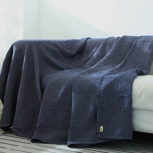 Versatile Plaid Throw Blanket - Soft, Breathable, & Stylish