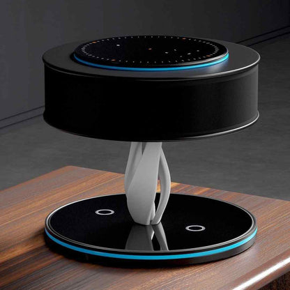 Noir Lamp – Wireless Charging Lamp with Built-in Speakers for Modern Home or Office