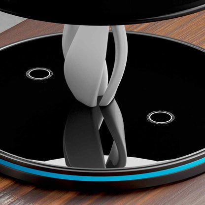 Noir Lamp – Wireless Charging Lamp with Built-in Speakers for Modern Home or Office