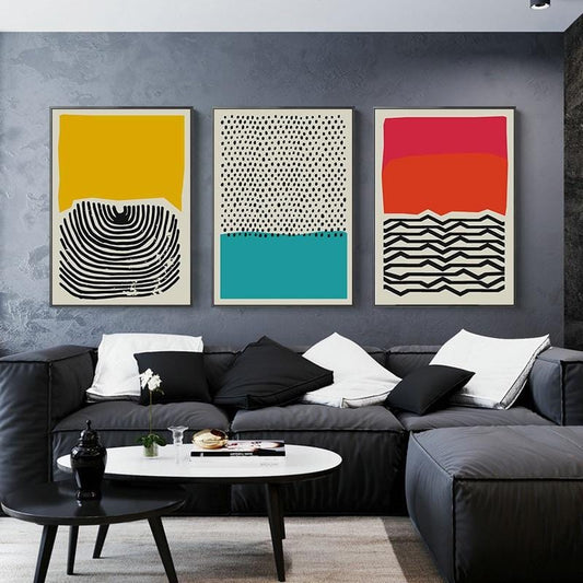 Yonkers Stretched Canvas – Unique Art Piece for Vibrant Home Decor