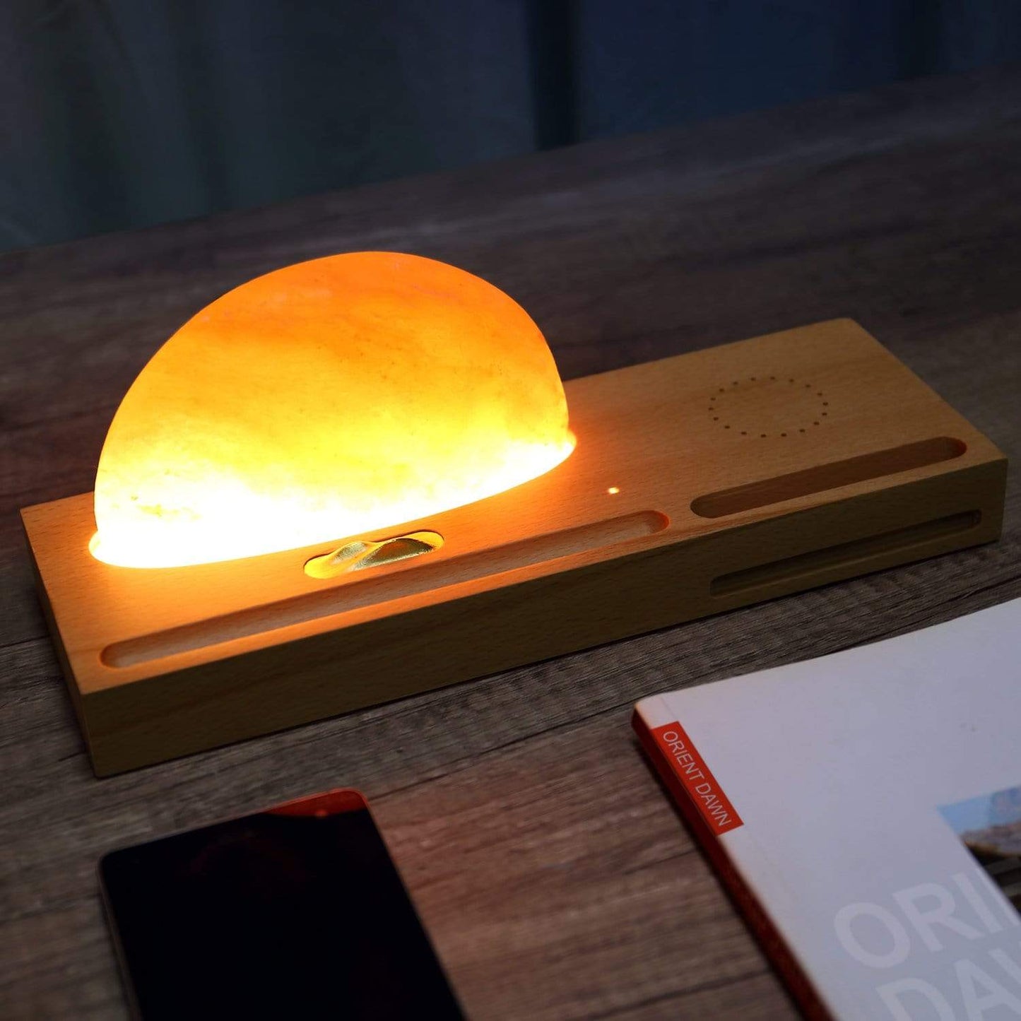 Pride Rock Lamp – Unique Himalayan Salt Air Purifier Lamp with Sleek Modern Design