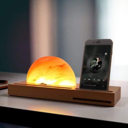 Pride Rock Lamp – Unique Himalayan Salt Air Purifier Lamp with Sleek Modern Design