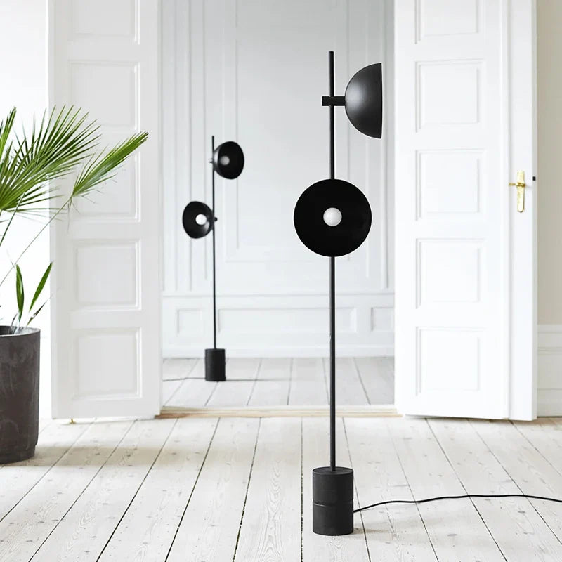 Black Minimalist Floor Lamp | Sleek and Stylish Illumination