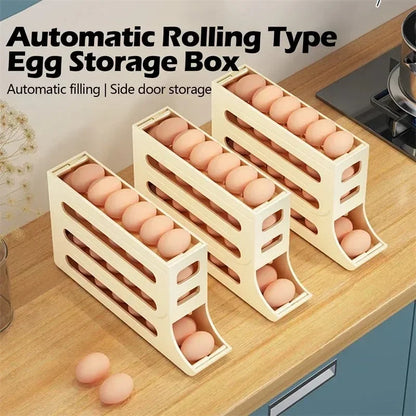 4 Tier Egg Fridge Organiser