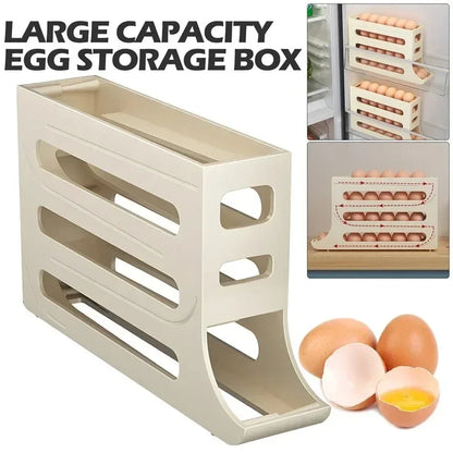 4 Tier Egg Fridge Organiser