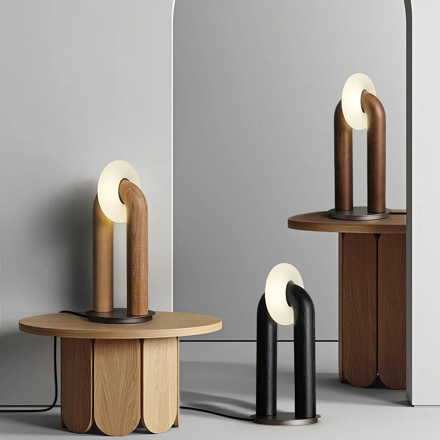 Lumière Arc – Modern Wooden Arch Lamp for Elegant Home and Office Decor