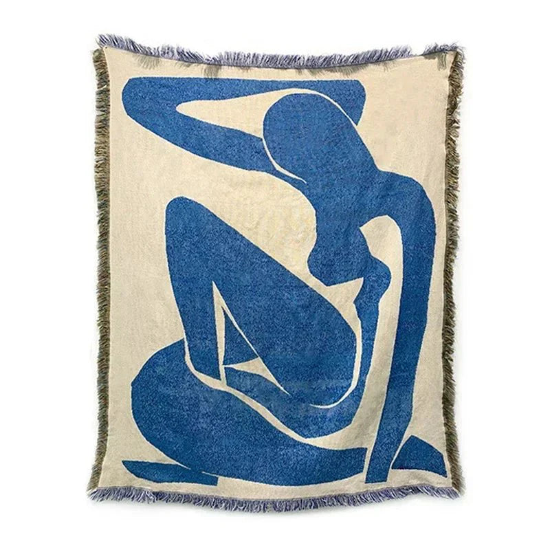 Abstract Tapestry Luxury Throw Blanket