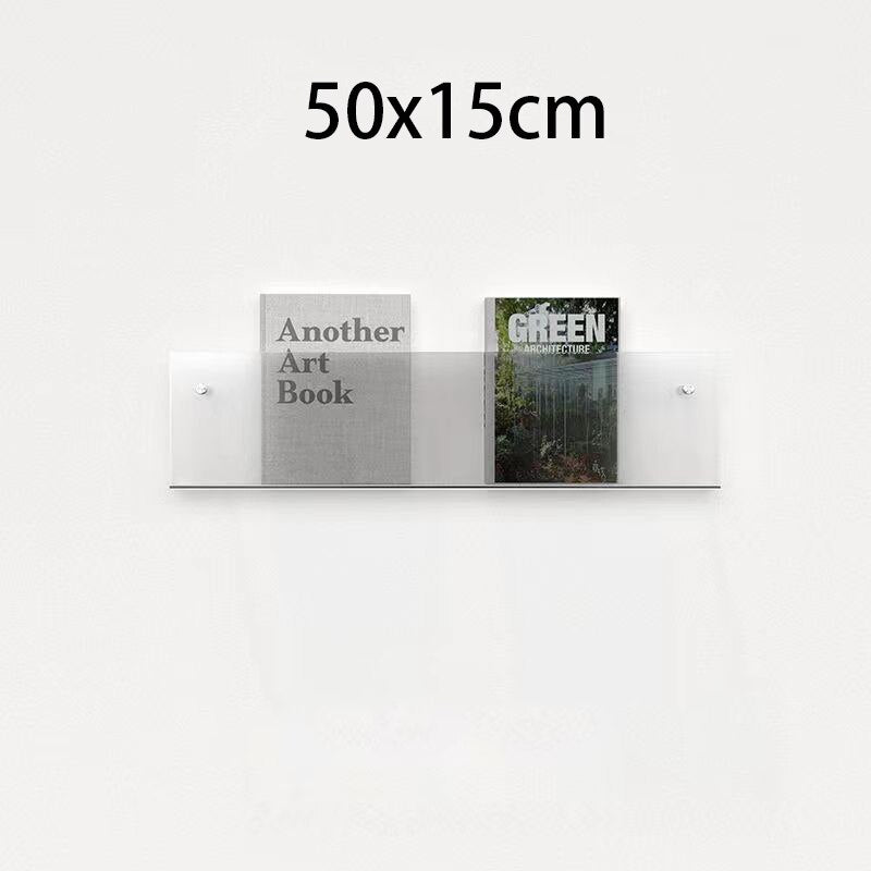 Acrylic Wall-Mounted 'Floating' Magazine Holder