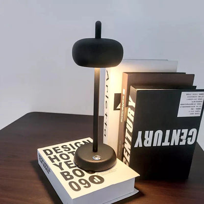 Modern Art Cordless Round LED Table Desk Lamp