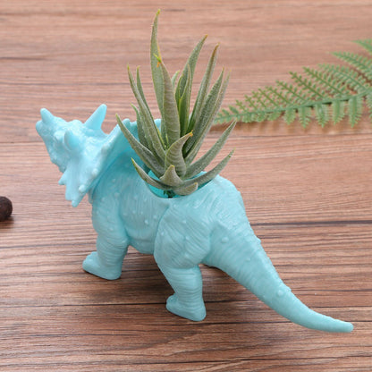 Bright & Colourful Dinosaur Succulent Planter – Fun Animal-Shaped Pots for Whimsical Home or Garden Decor