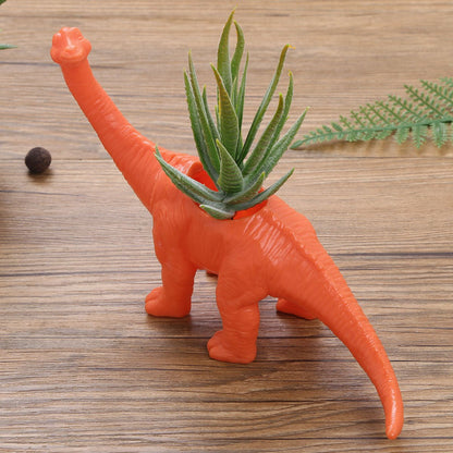 Bright & Colourful Dinosaur Succulent Planter – Fun Animal-Shaped Pots for Whimsical Home or Garden Decor