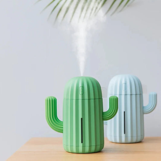 Cactus-Shaped Rechargeable Aromatherapy Humidifier