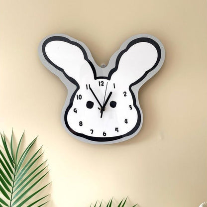 Rabbit Ears Cartoon Wall Clock