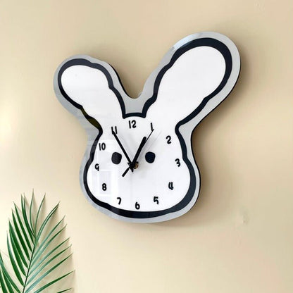 Rabbit Ears Cartoon Wall Clock