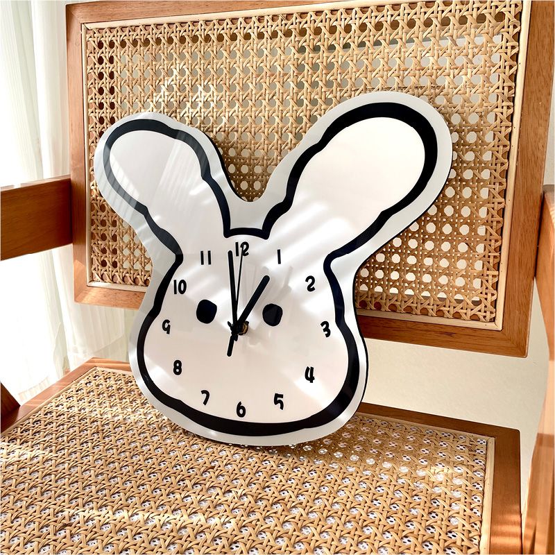 Rabbit Ears Cartoon Wall Clock