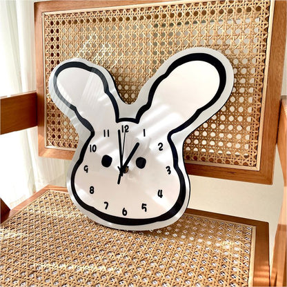 Rabbit Ears Cartoon Wall Clock