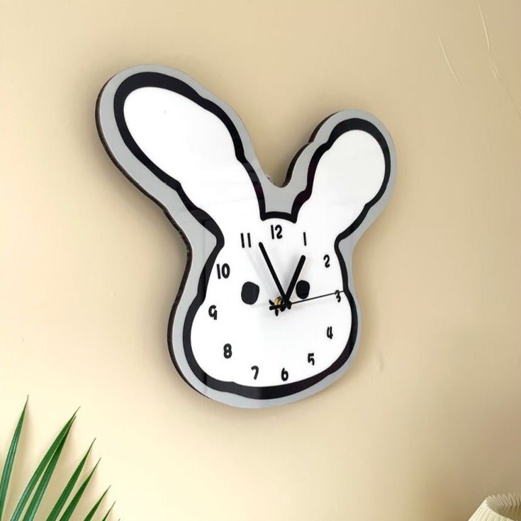 Rabbit Ears Cartoon Wall Clock