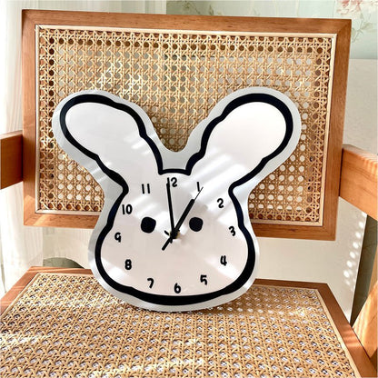 Rabbit Ears Cartoon Wall Clock