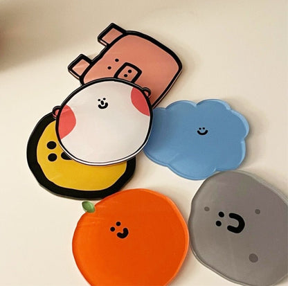 Cartoon Style Non-Slip Heat Resistant Coaster