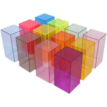 Colourful Acrylic Display Storage Box