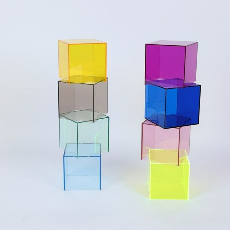 Colourful Acrylic Display Storage Box