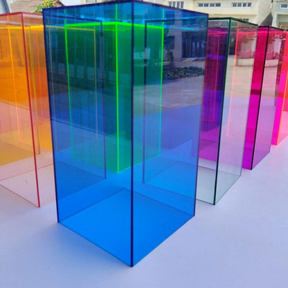 Colourful Acrylic Display Storage Box