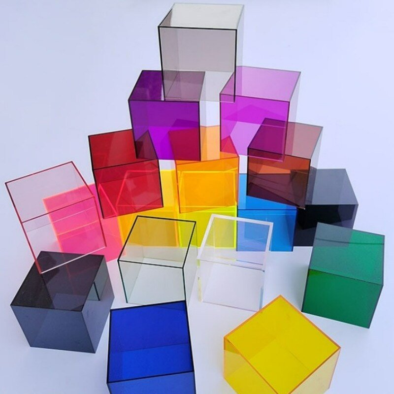 Colourful Acrylic Display Storage Box