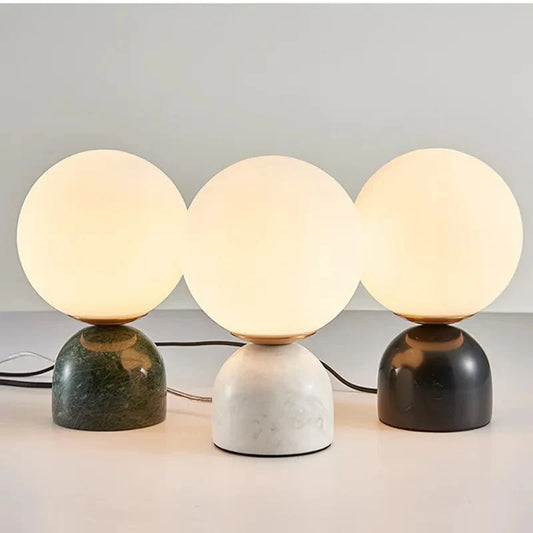 Contemporary Marble Living Room Table Lamp