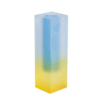 Crystal Effect Gradient Vase – Elegant Faux Crystal Vase for Luxurious Floral Displays