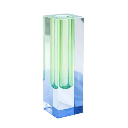 Crystal Effect Gradient Vase – Elegant Faux Crystal Vase for Luxurious Floral Displays