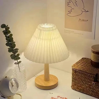 Decorative Pleated Table Lamp