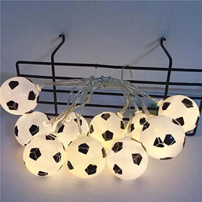 Football Design LED String Night Light Garland