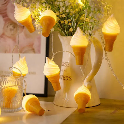 LED Food Fairy Night Light Garland