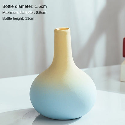 Macaron Coloured Ceramic Decorative Vase – Playful and Vibrant Accent for Modern Home Decor