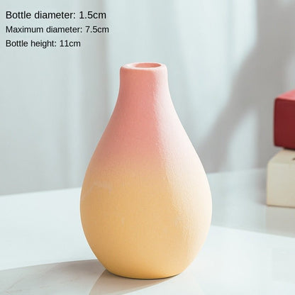 Macaron Coloured Ceramic Decorative Vase – Playful and Vibrant Accent for Modern Home Decor