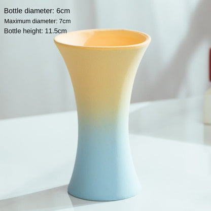 Macaron Coloured Ceramic Decorative Vase – Playful and Vibrant Accent for Modern Home Decor