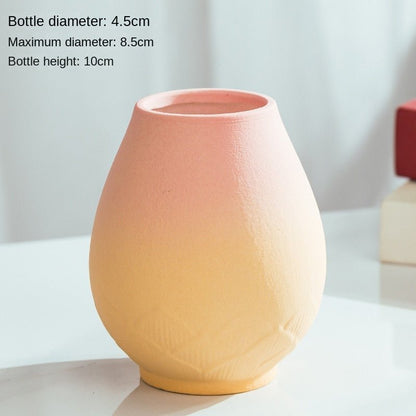 Macaron Coloured Ceramic Decorative Vase – Playful and Vibrant Accent for Modern Home Decor