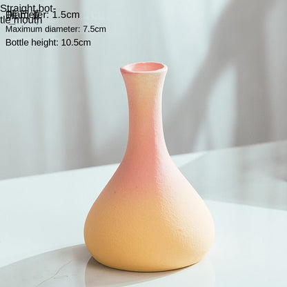 Macaron Coloured Ceramic Decorative Vase – Playful and Vibrant Accent for Modern Home Decor