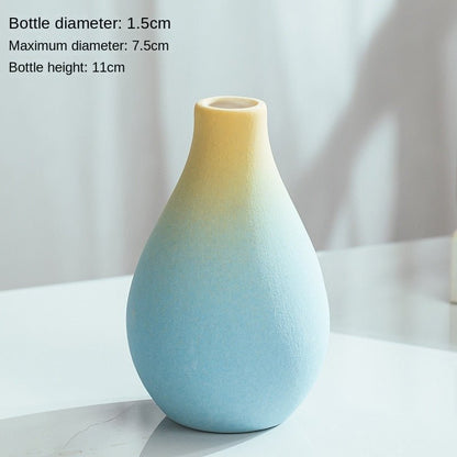 Macaron Coloured Ceramic Decorative Vase – Playful and Vibrant Accent for Modern Home Decor