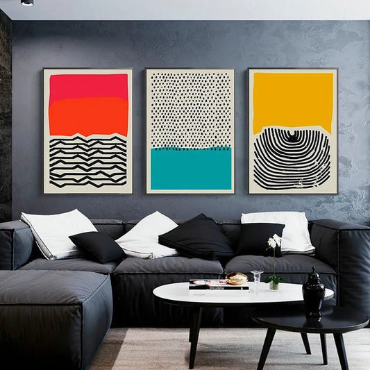 Modern Abstract Canvas Wall Art Poster – Stylish Decor for Your Living Space