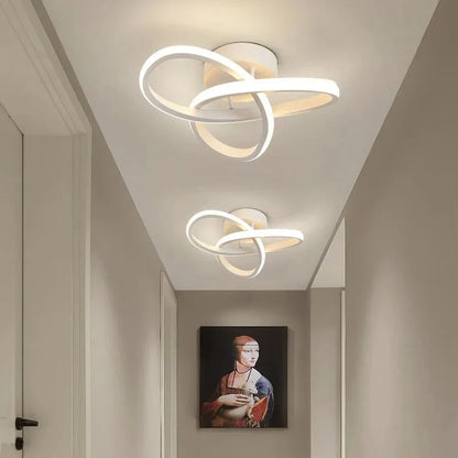 Modern Abstract Three Colour Ceiling Light