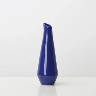 Bright Solid Colour Porcelain Vase – Modern Yellow Vase for Weddings, Dining Tables, and Home Decor