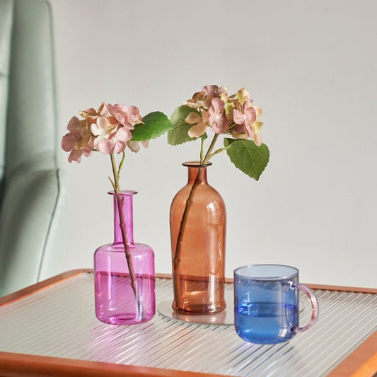 Modern Decorative Flower Bud Vase – Elegant Glass Bottle for Stylish Home Decor