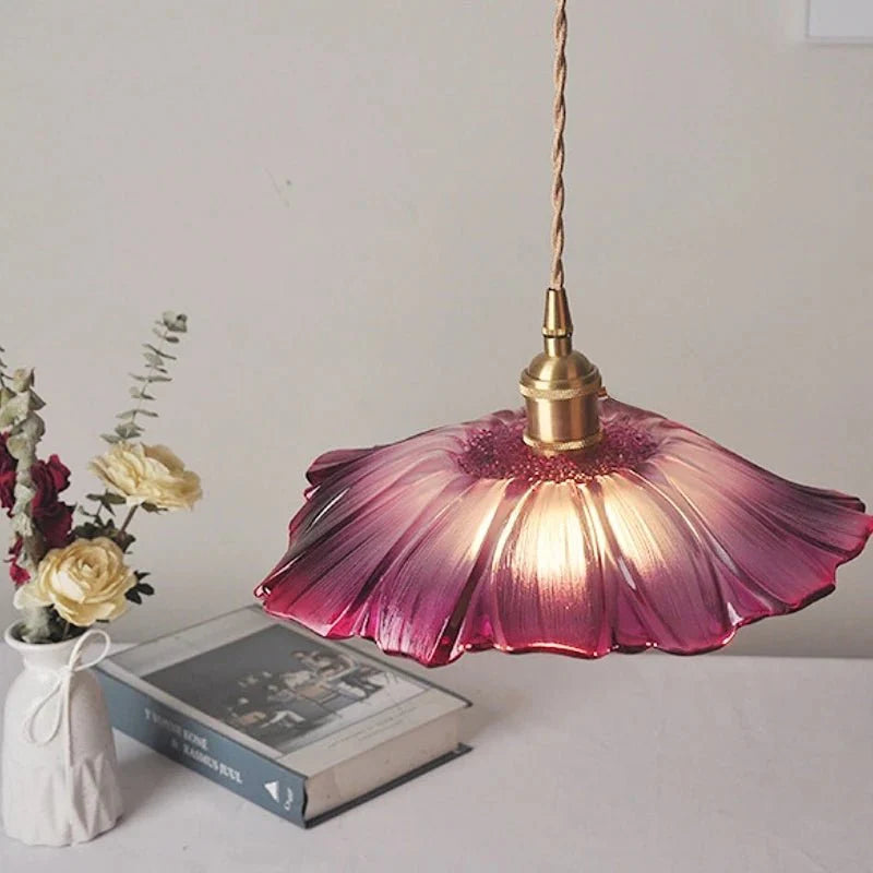 Modern Flower Shaped Pendant Light