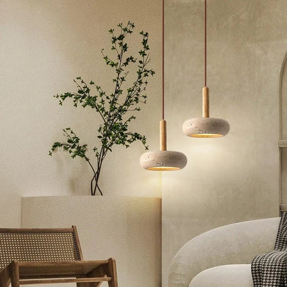 Modern Stoneware LED Pendant Light