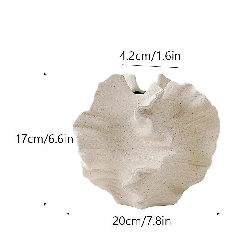 Coral Design Ceramic Vase – Unique Sea-Inspired Decorative Vase for Elegant Home Decor