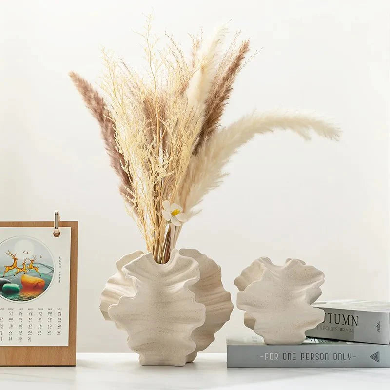 Coral Design Ceramic Vase – Unique Sea-Inspired Decorative Vase for Elegant Home Decor