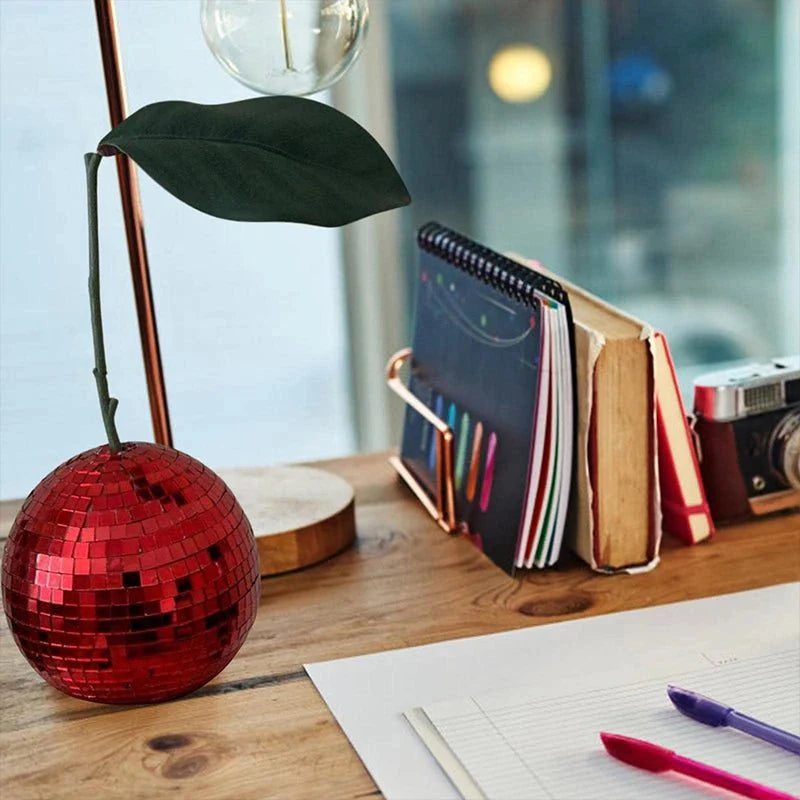 Novelty Glass Cherry Shape Disco Ball