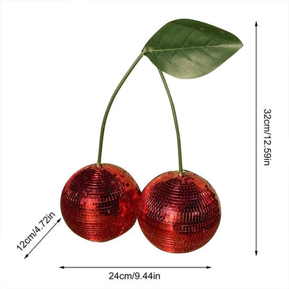 Novelty Glass Cherry Shape Disco Ball