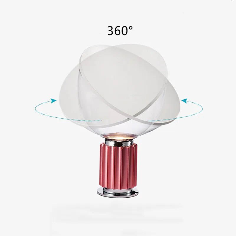 Radar Style Glass Table Lamp